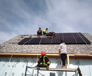 Magnum Energy inverter charger unit installed in an off-grid solar power system